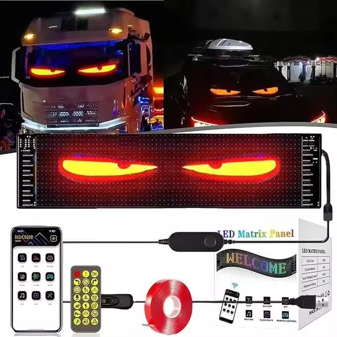 Светодиодные фары Devil Eyes для авто и грузовиков
