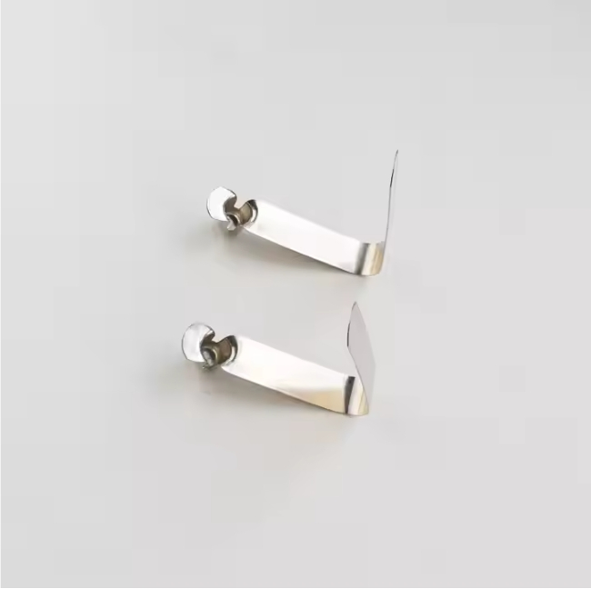 V Shape Lamp Holder Locating Spring Clip for Tent Pole Push Button