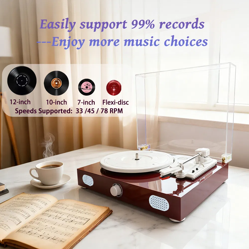 Портативный проигрыватель винила с Bluetooth и кастомизацией