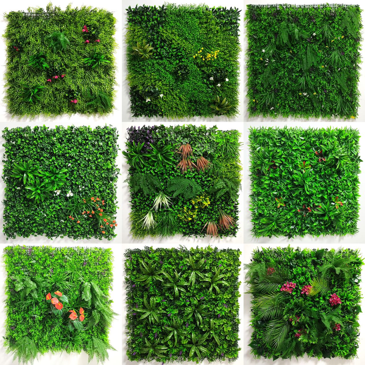 Растения искусственные декоративные настенные для дома