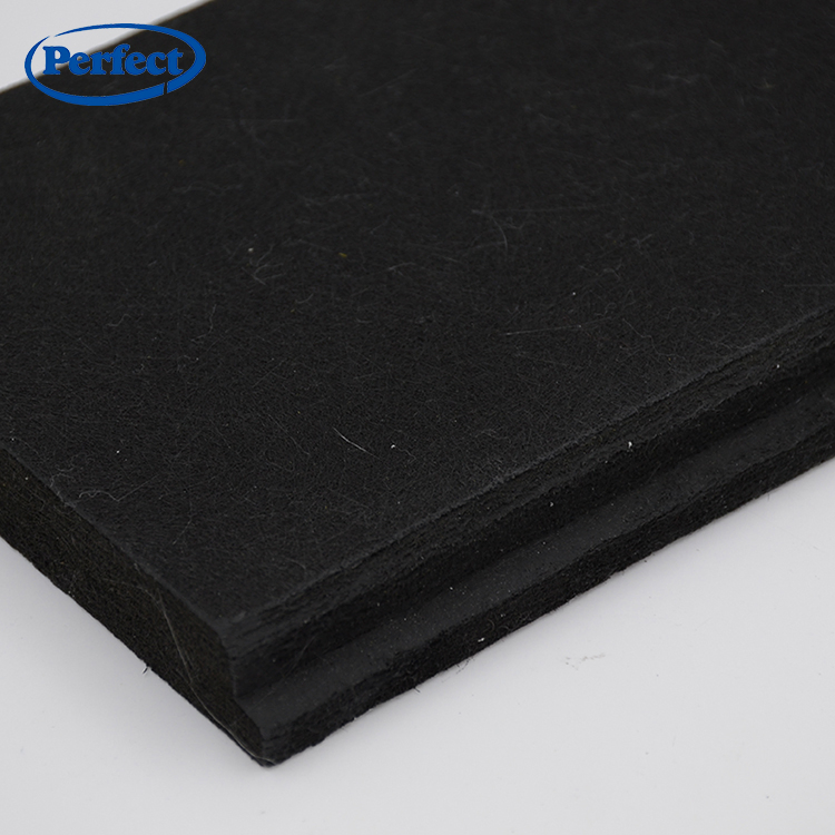 Black Glass Wool Ceiling Tile with Tegular Edge Nrc=0.9