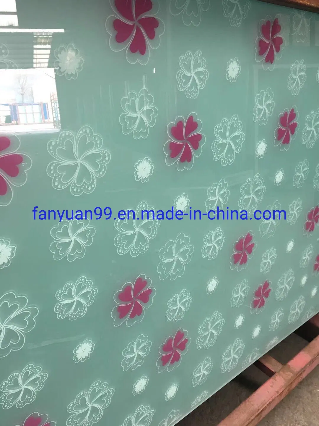 Titanium Coated Decorative Glass Iridescent Art Glass for Decoration/Furniture/Window and Door