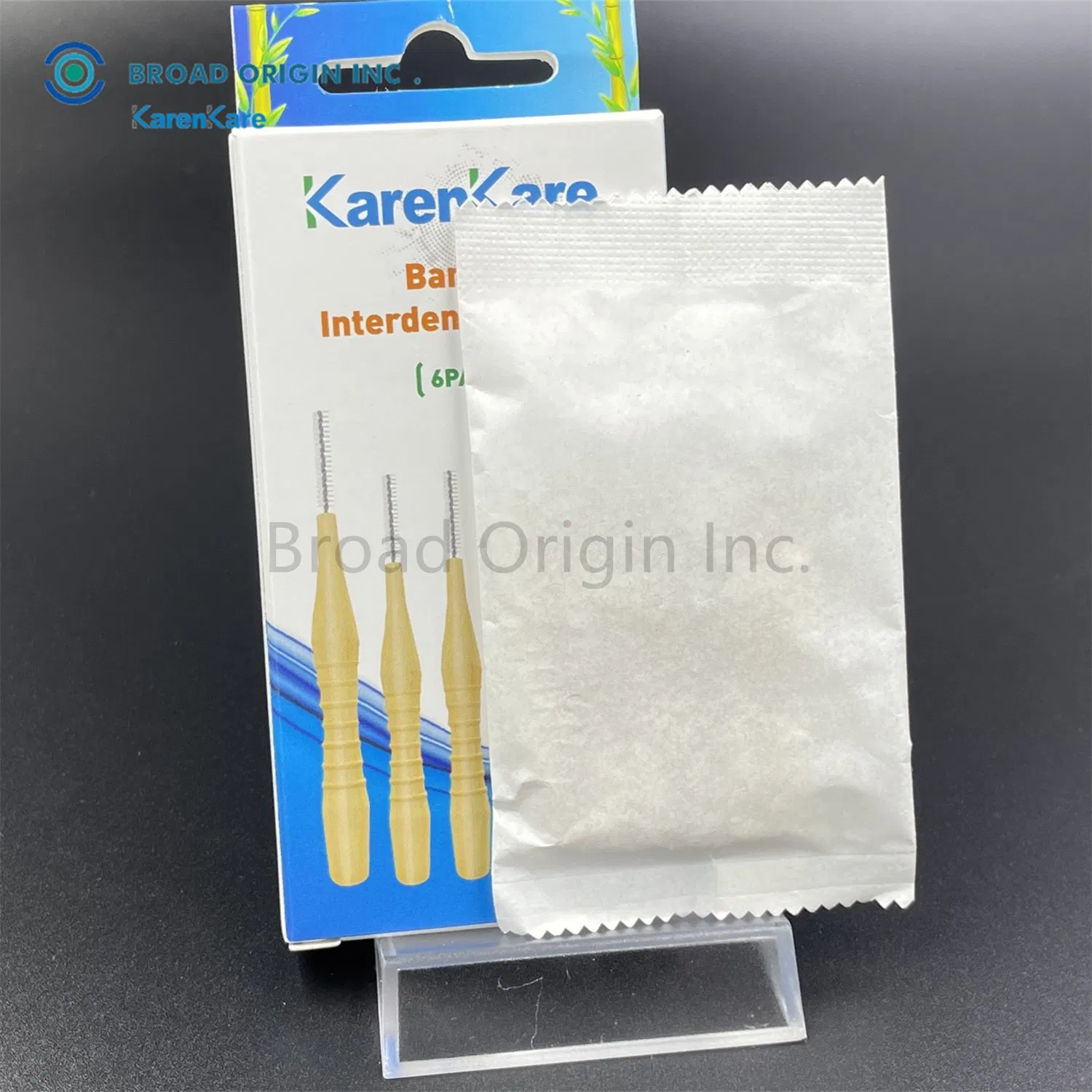 Eco Friendly Biodegradable Bamboo Tooth Pick Biodegradable Bamboo Interdental Tooth Brush (Style 2)