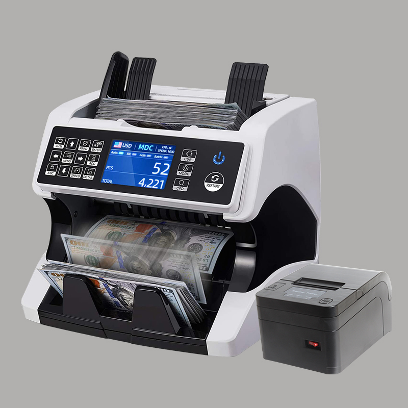 Financial Equipment Bill Counter Currency Counter Cashing Counting Machine Banknote Counter Counterfeit Detector Money Detector