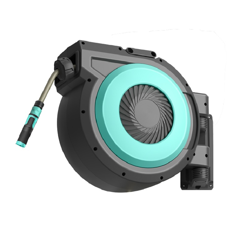 Wall Mounted Automatic Garden Hose Reel Retractable Irrigation System Water Garden Hose Reel