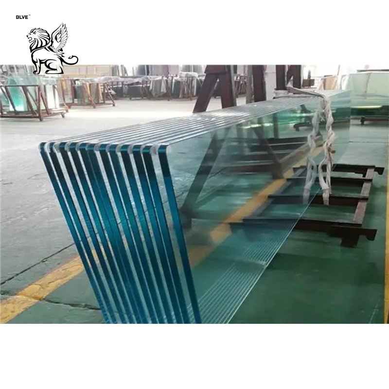 High Strength Low-Iron Toughened Safety Explosion-Proof Glass 3mm-19mm Green Clear Flat Curved Toughened Tempered Glass Supplier