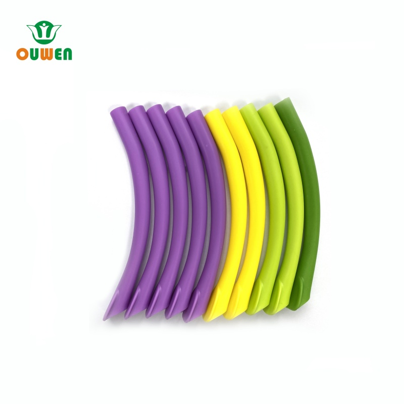Ouwen Factory Disposable Dental Strong Suction Tube Duckbill Saliva Ejector for Adult