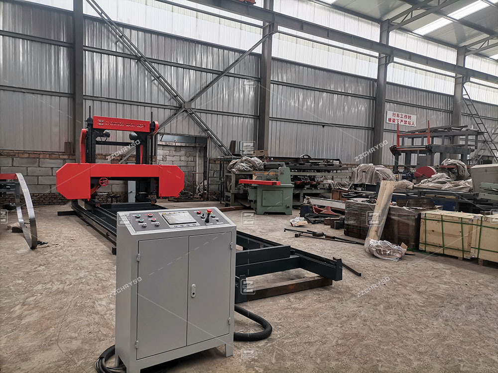 Станок ленточнопильный горизонтальный по дереву