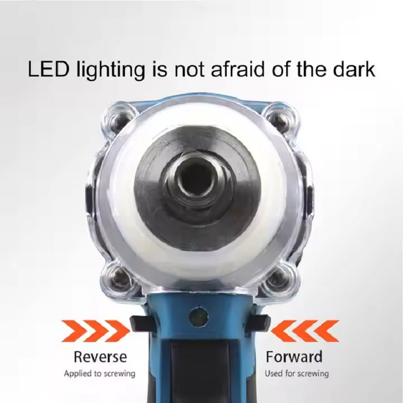 Heavy-Duty Cordless Lithium Electric Wrench for Automotive Mechanics High Torque, Long-Lasting Battery & Ergonomic Design