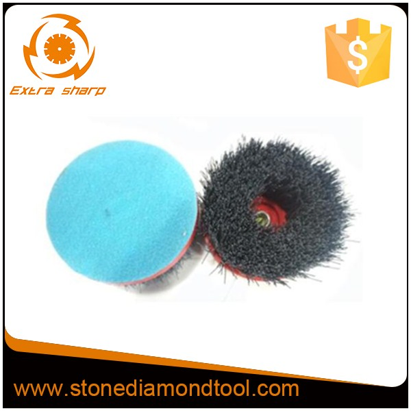 Абразивная щетка круглая античная для гранита