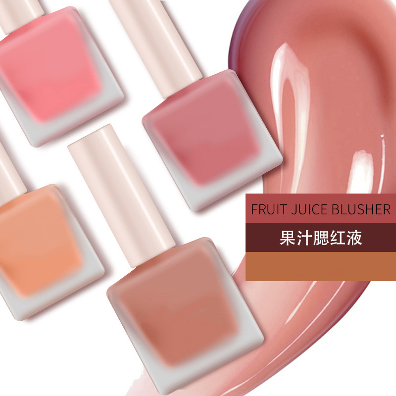OEM Customized Dual-Use Juice Liquid Blush Natural Makeup Lasting Non-Marking Lip Blush