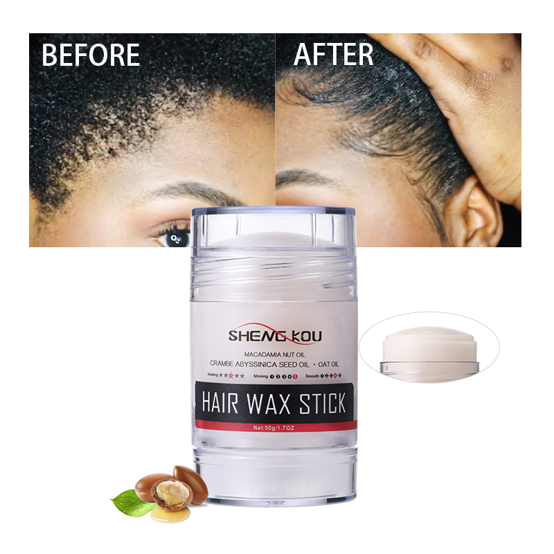 Custom Your Own Brand Hair Styling Pomade Vendor Private Label Ve Oil Wax Stick for Hair Egdes Finish
