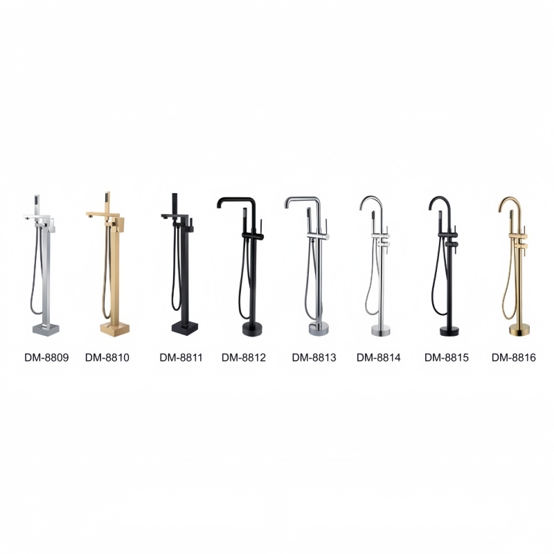 Modern Acrylic Faucet Hardware for Elegant Bathtub Designs