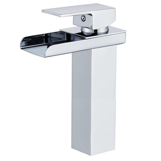 L Single Level Brass Waterfall Basin Faucet 72111-1