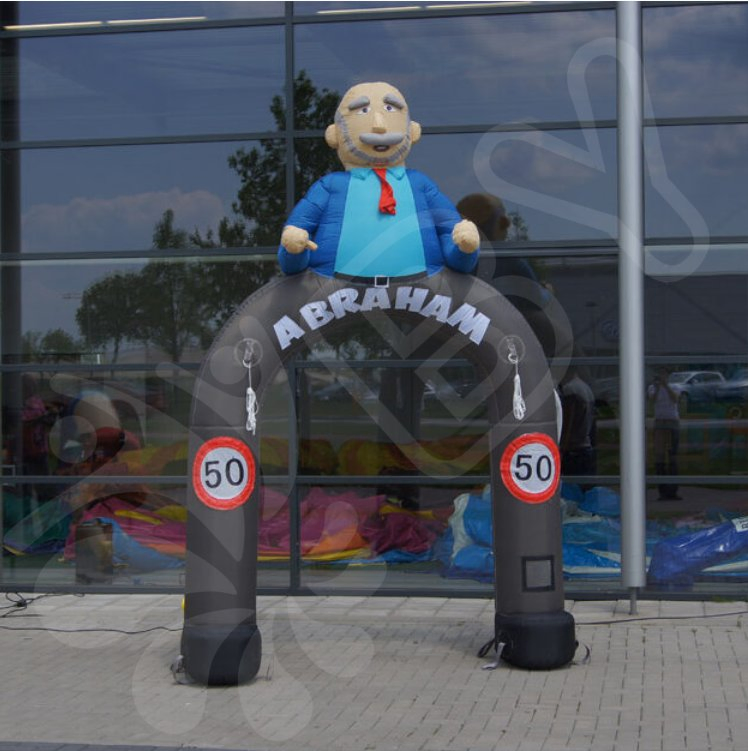 Factory Wholesale Price Rental Inflatable Abraham Arch Balloon to Holland