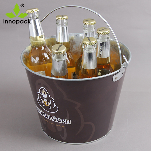 Customized Colorful Color Metal Beer Bottle Cooler Ice Bucket