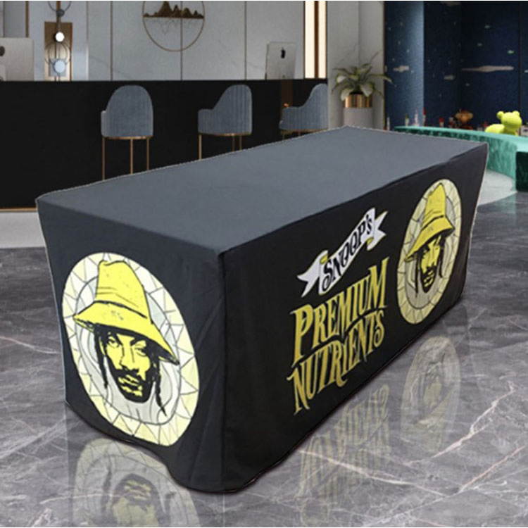Promotional Item Custom Advertising Logo Rectangle Table Cloth Cover Wedding Table Cloths for Events Table Cloth