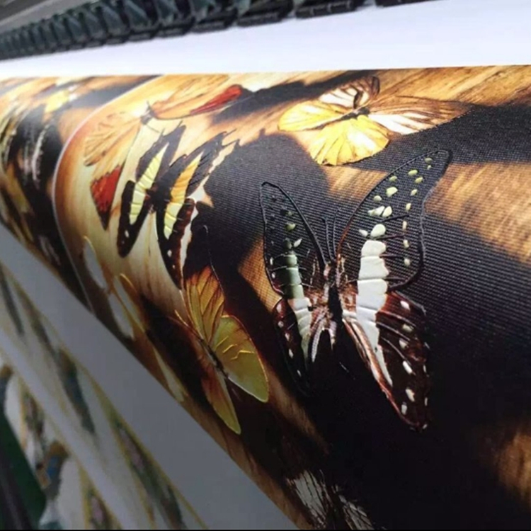 Glitter Seamless Wall Cloth Printable Polyester Wall Textile for Eco-Solvent Printing