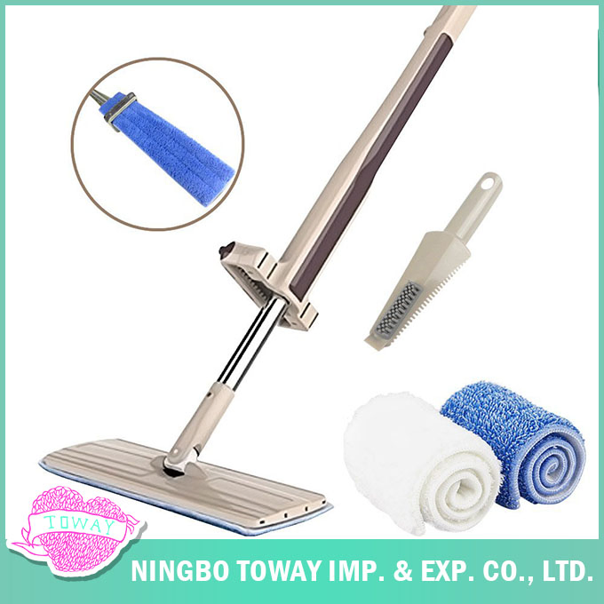 Free Hands Best Replaceable Refill Microfiber Flat Dust Floor Mop