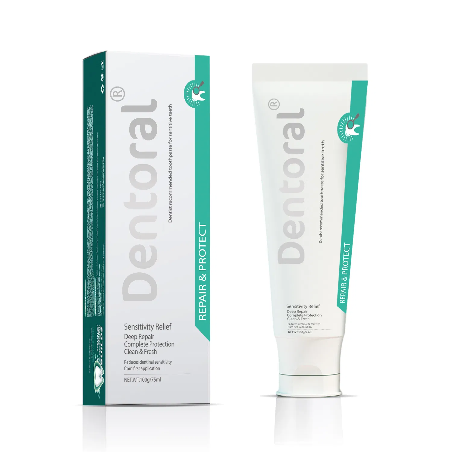High Quality 100g Fresh Breath Flavoured Teeth Whitening Toothpaste