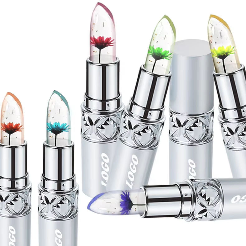 Long Lasting Flower Organic Lip Balm Waterproof Magic Lipstick pH Color Changing Lipstick Vendor