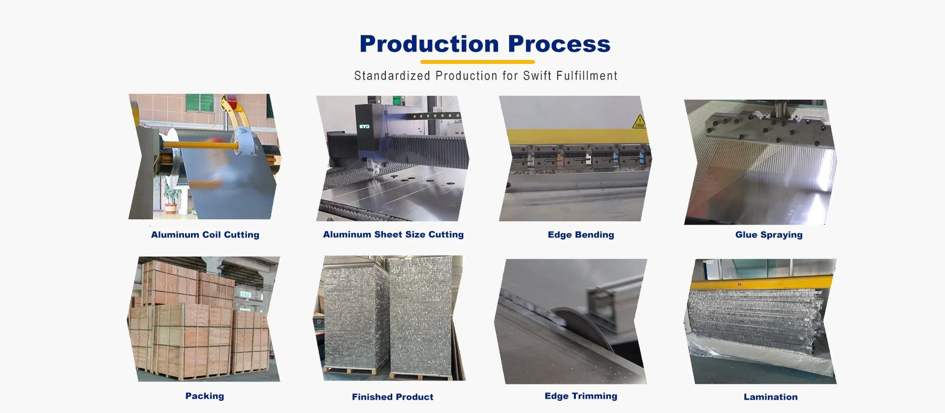 Fabricated Aluminum Panels with Custom Designs for Building Corners and Columns