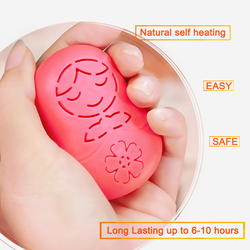 Instant Self-Heating Hand Warmer Body Warmer Heat Pack Patch for Woman