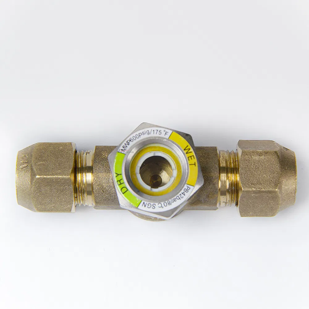 Refrigeration Air Conditioning Manifold Freon AC Sight Glass