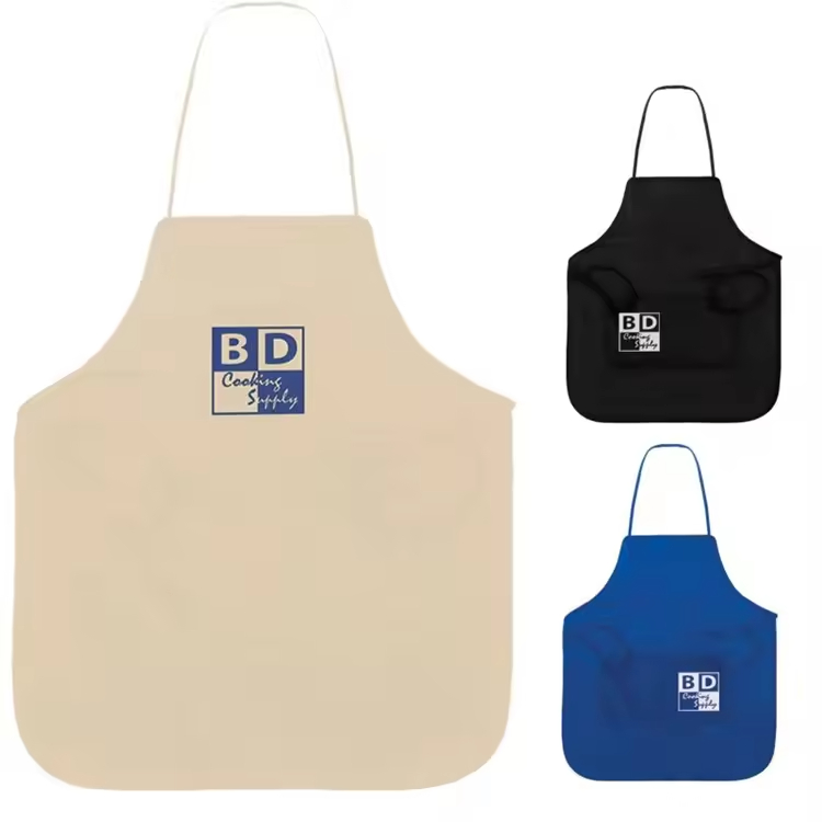 Non Woven PP PE Custom OEM Pocket Factory Supply Waterproof Disposable Apron