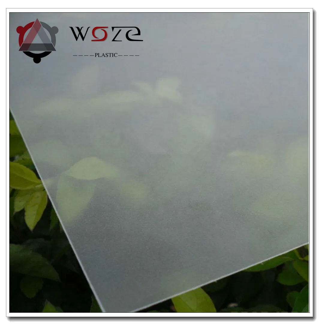 High Quality Frosted PC Solid Sheet for Window Furniture Decoration Materials