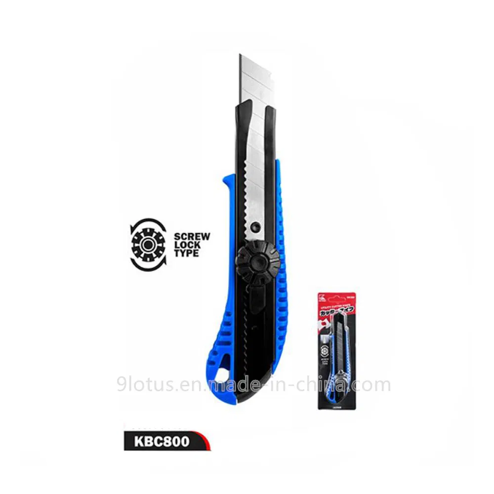 Safety Utility Knife Cutting Sarpet Plastic Knife Retractable Cutter