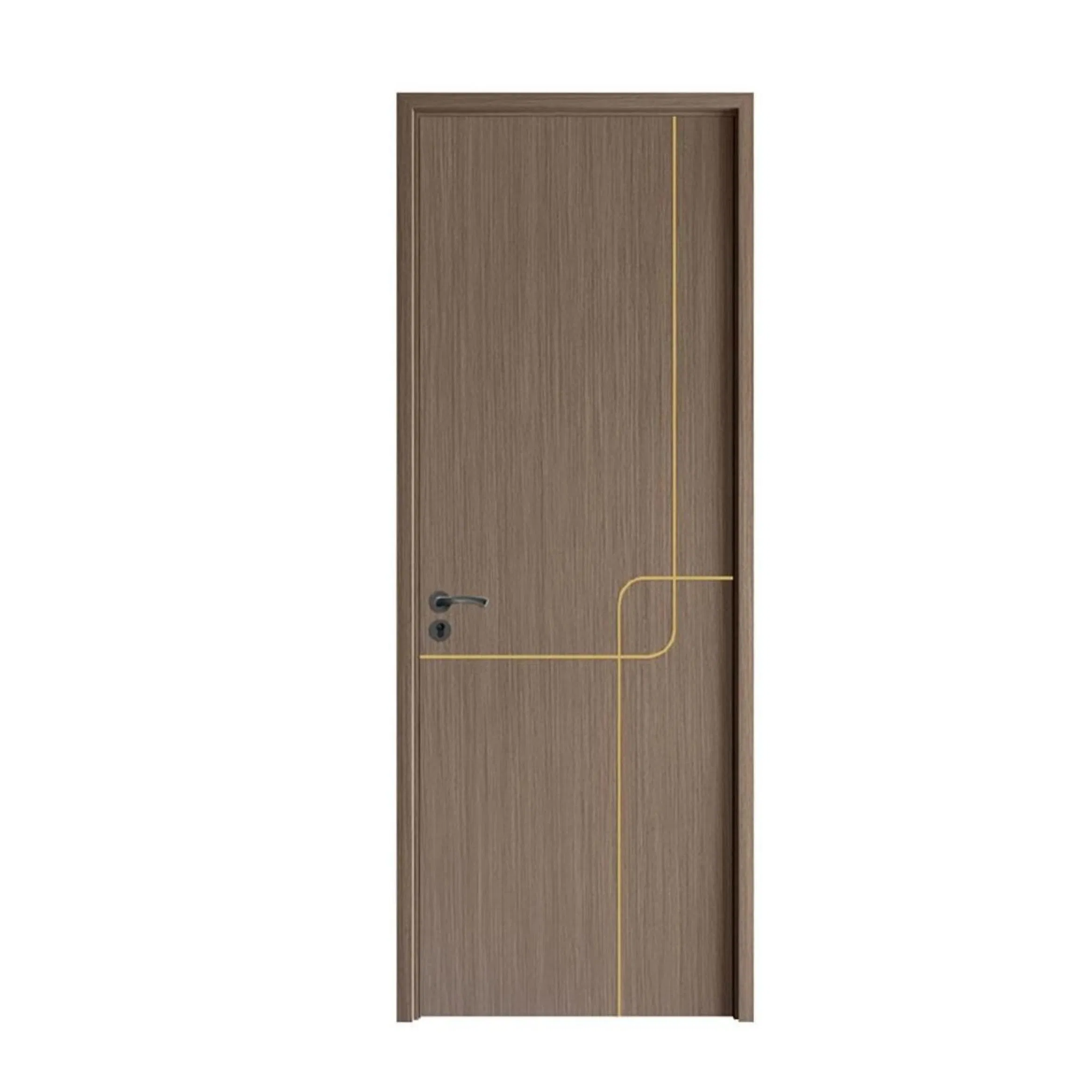 High Quality Customized Interior WPC Door for Houses Office Toilet Bathroom Supplier