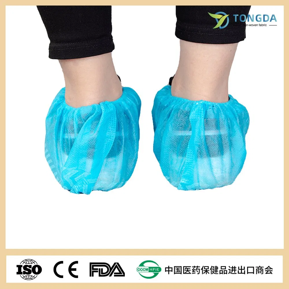 Anti Slip Protective Shoe Cover Disposable PP PE Plastic Shoe Covers