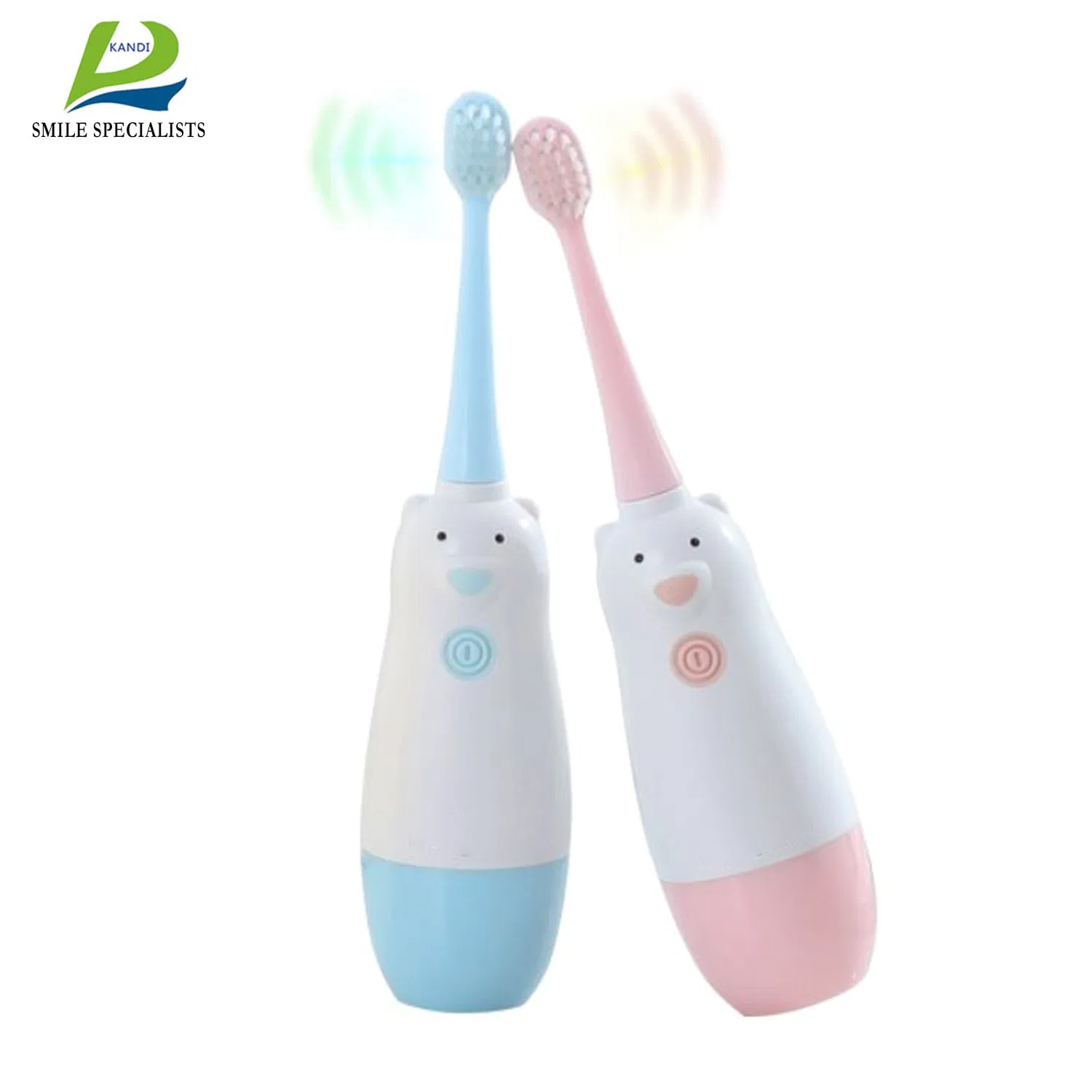 OEM Teeth Whitening Battery Powered Waterproof Sonic Kids Electric Toothbrush