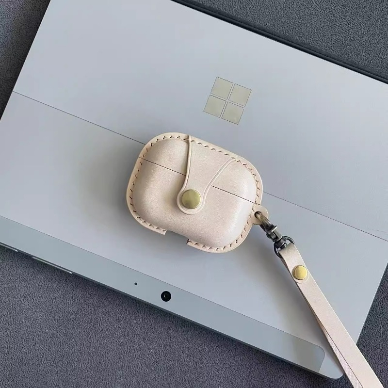 Ea538 Vegetable Tanned Leather 3 Cover Bling 4 Luxury Cases Wholesale Cute 2ND Gen PRO 2 Rhinestone Designer Airpod Case