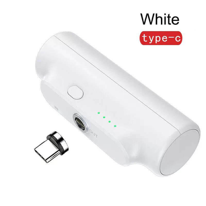 3000mAh Magnetic 3-in-1 Mini Power Bank for iPhone/Android/Micro-USB