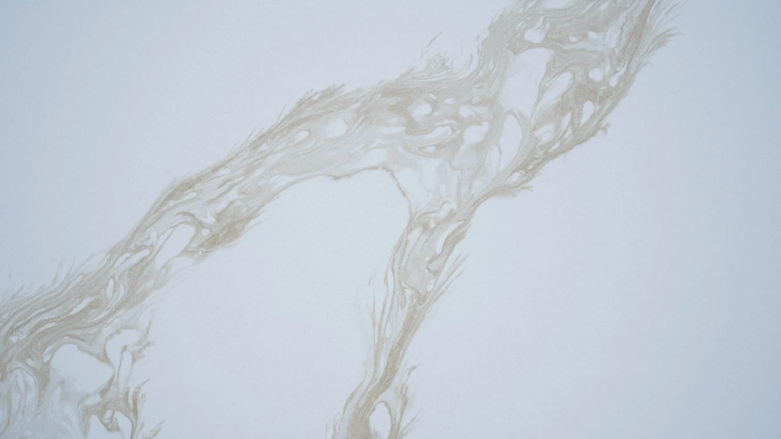 Horizon Artificial Low Silica Kitchen C Luxury Gold Calacatta Quartz Jade Slab Hygienic