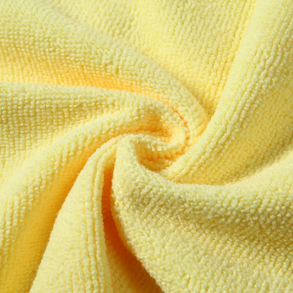 Double Layer Microfiber Kitchen Table Cleaning Towel Wipes Dishcloth Window Water-Absorbable Kitchen High-Efficiency