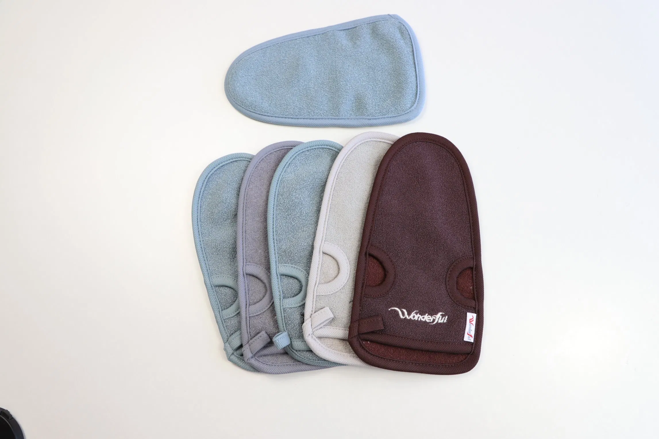 High Quality Premium Body Exfoliating Mitt Private Label Portable Exfoliating Gloves