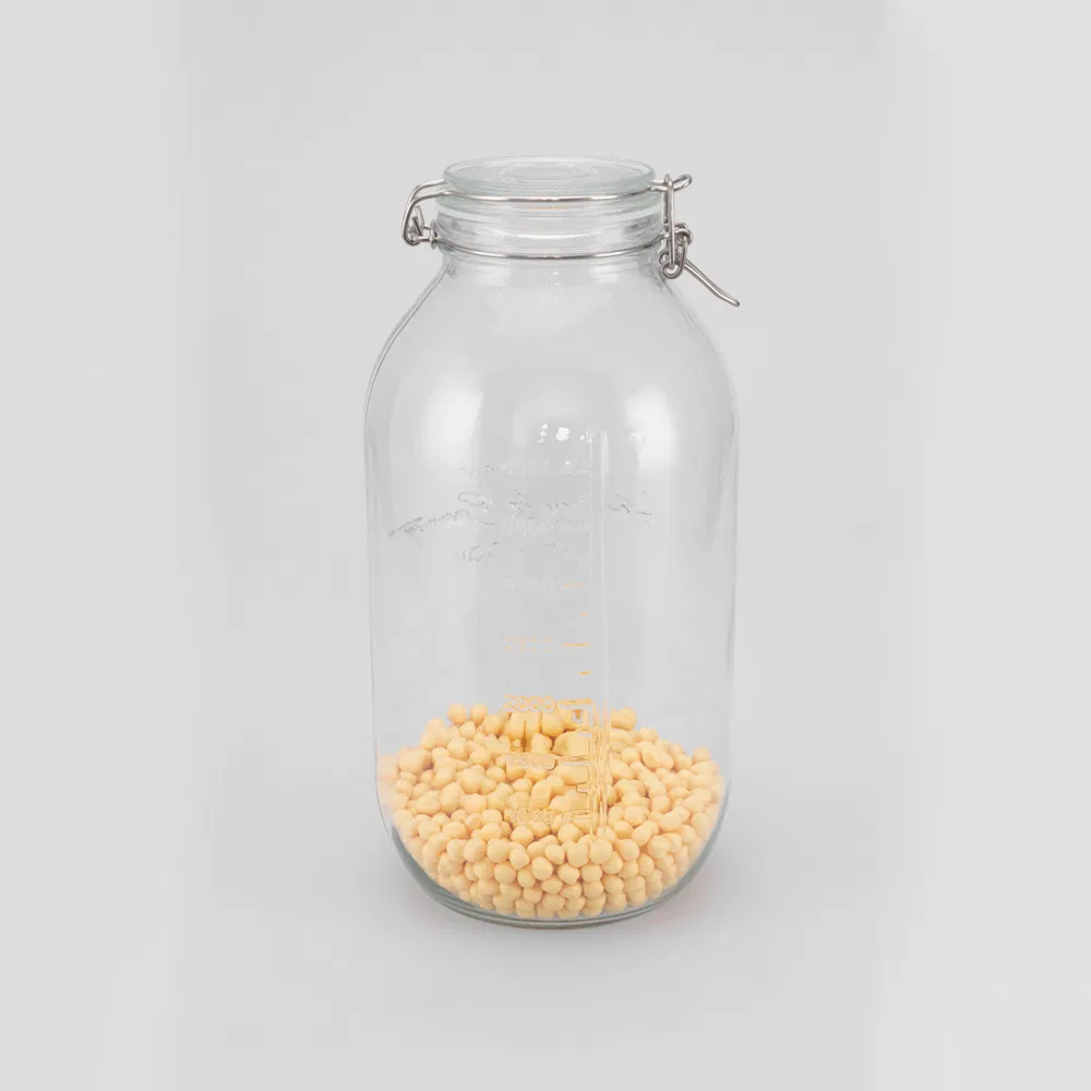 5L Sealed Glass Storage Jar Canning Jar with Scale Food Storage Preservation