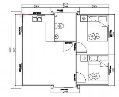 Customizable Expandable 20FT and 40FT Container Homes Prefab Bedroom House for Sale