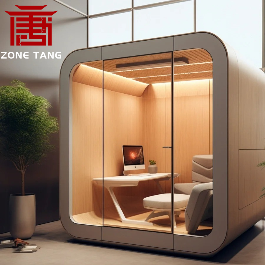 Partially Enclosed Ecological Soundproof Vocal Booth Sound Proof Garden Room