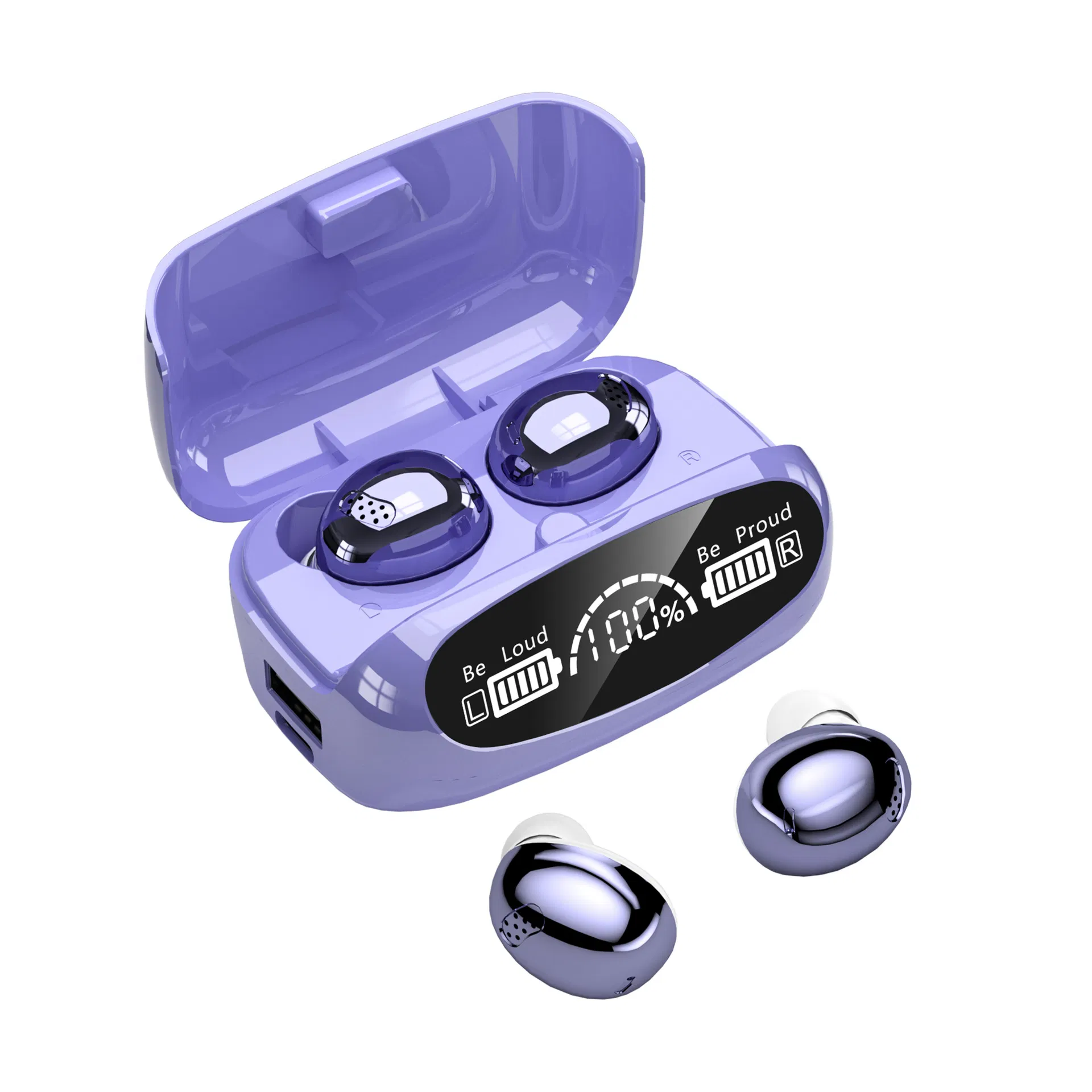 Наушники Bluetooth M32 с дисплеем и док-станцией