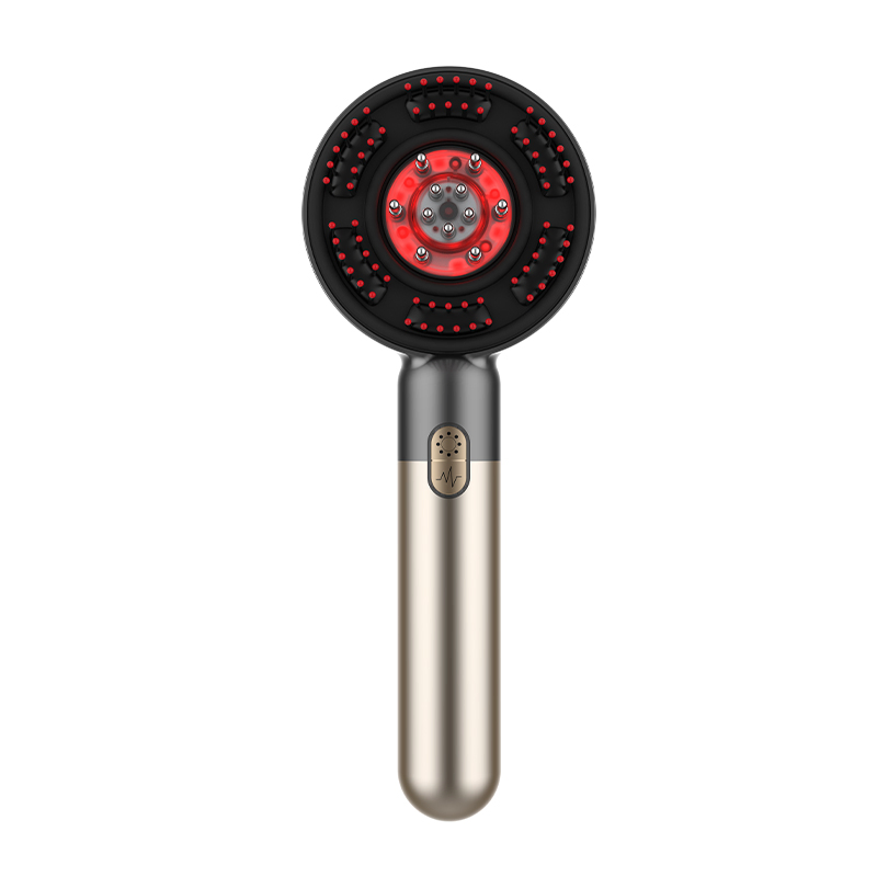 Умный массажер для головы с EMS и красным светом