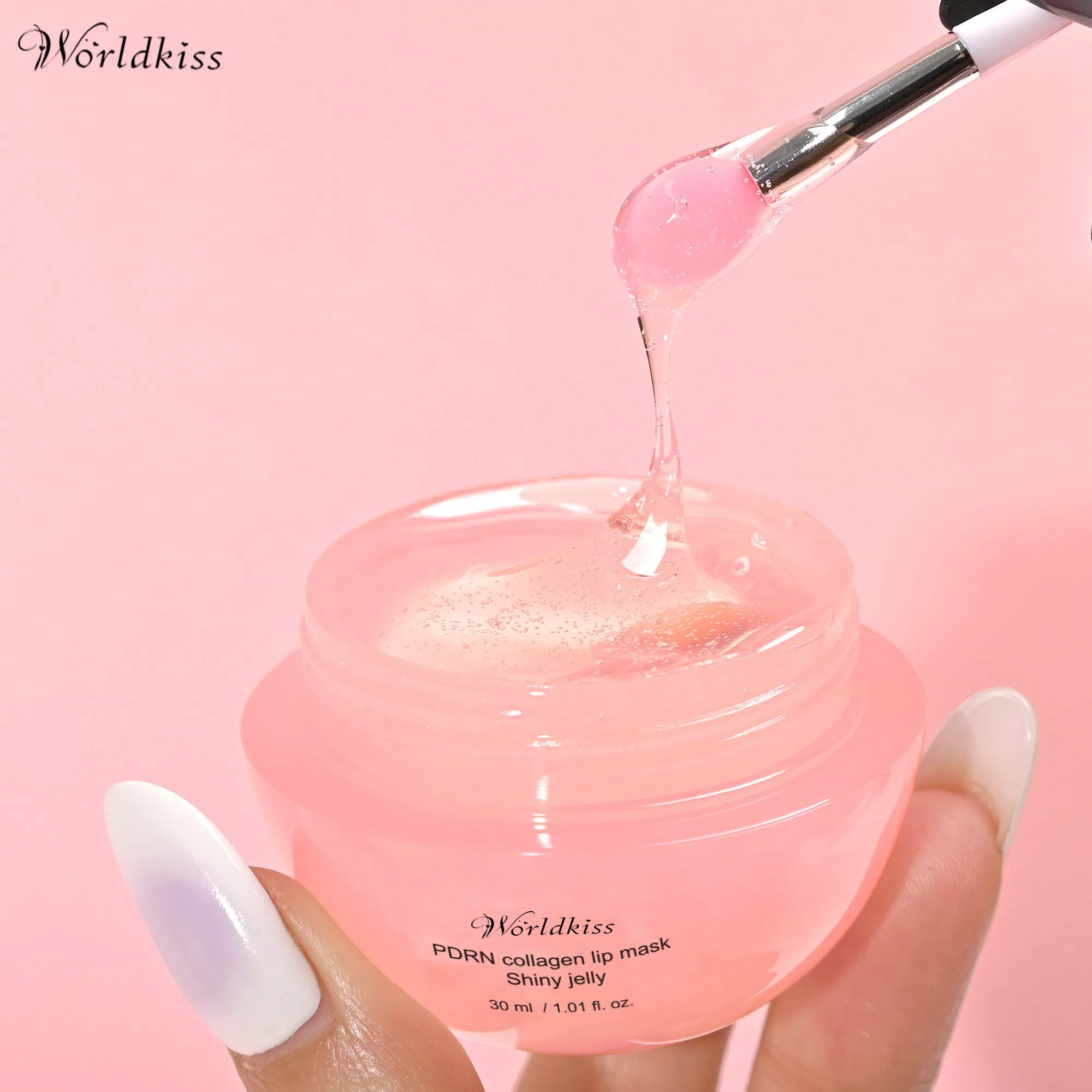Custom Jelly Lip Mask Anti-Aging Hydrating Night Collagen Pdrn Treatment Balm