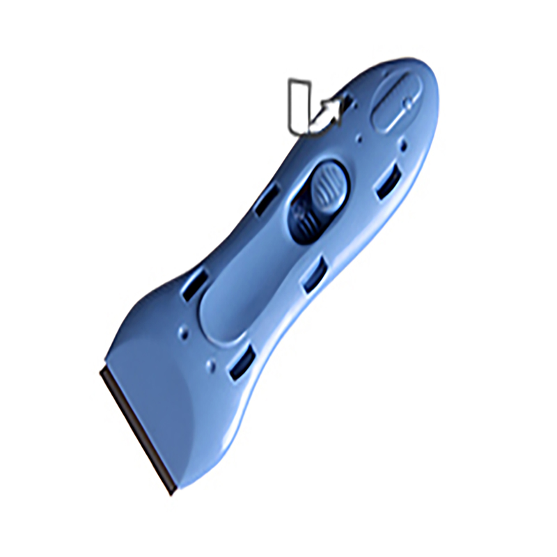 Cleaning Scraper Plastic Razor Scraper with 43X22mm Metal Blades