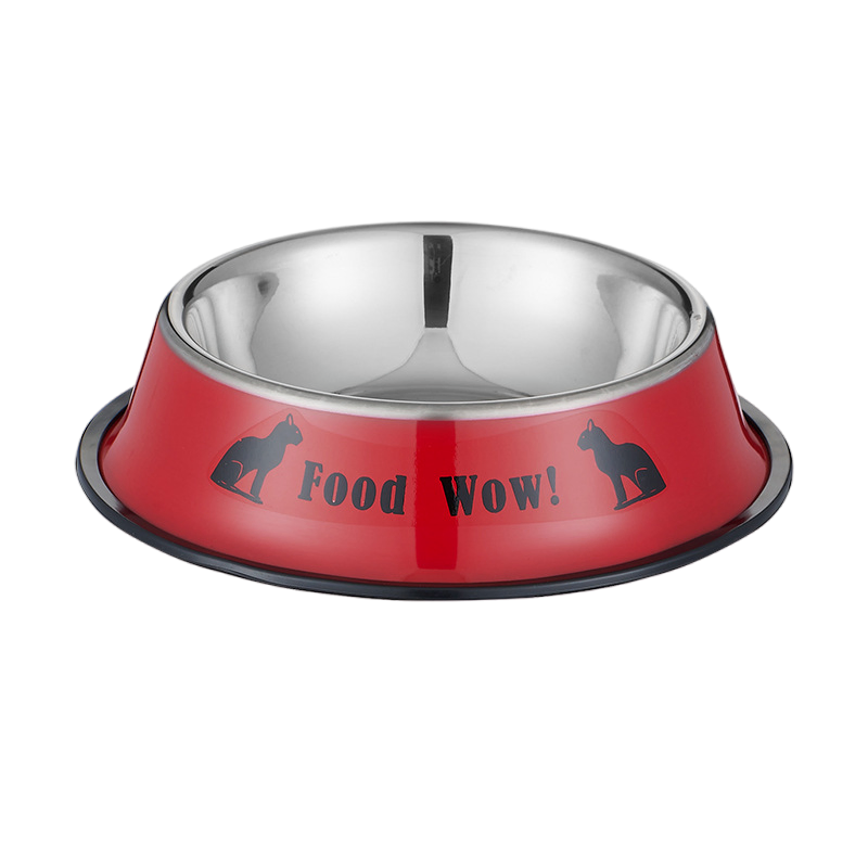 Colorful Pet Bowls for Dogs and Cats - Stainless Steel Feeding Dishes