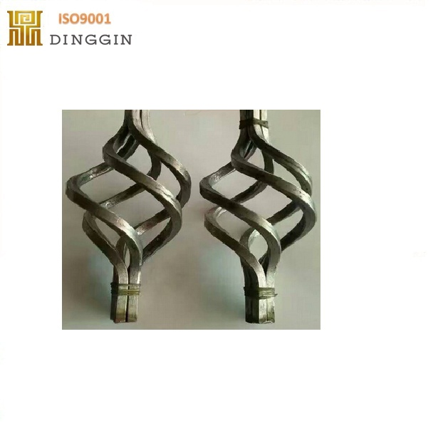 Wrought Iron Basket with Four or Eight Strand