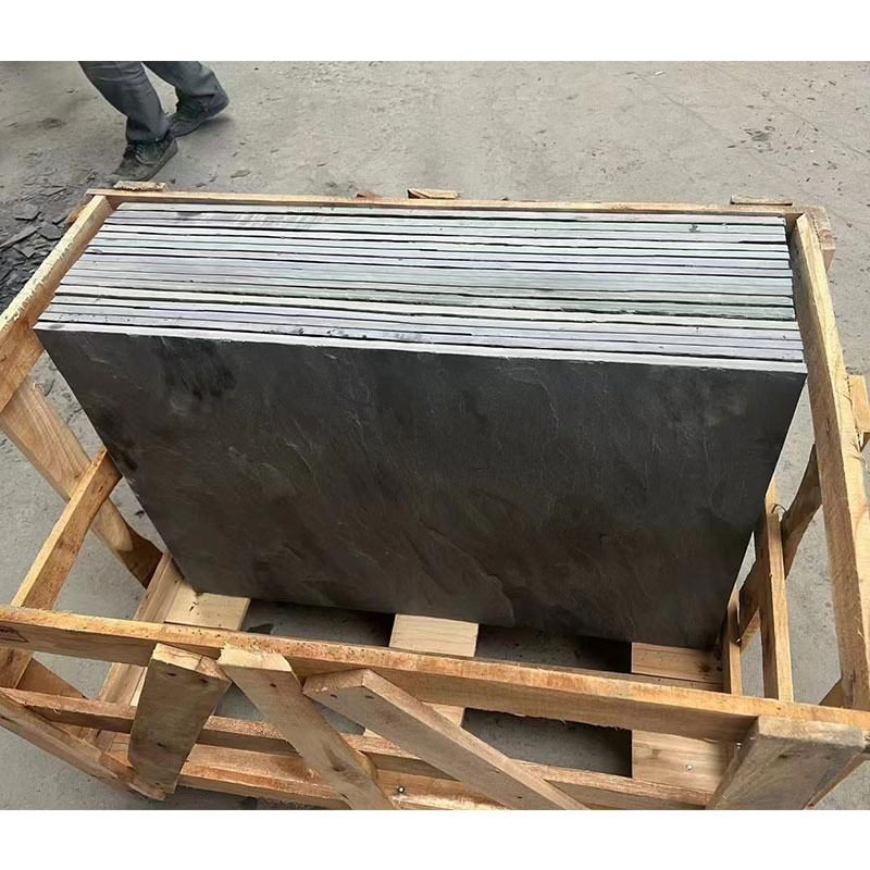 Natural Stone Black/Rusty Slate Wall Split Tiles for House Decor in French Pattern Price