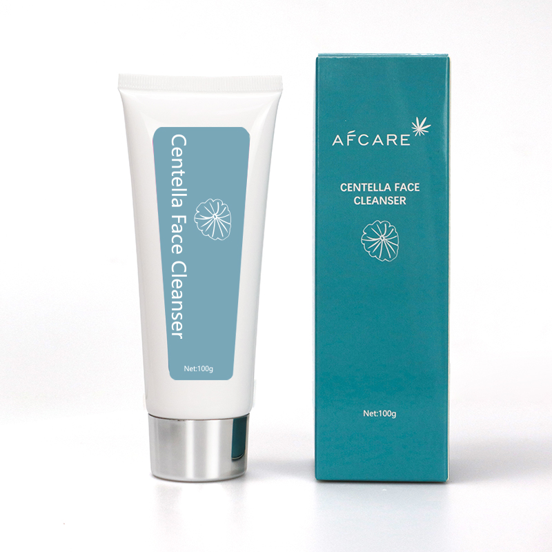 Private Label Organic Centella Face Cleanser Beauty Cleansing Deep Anti Acne Oil Blance Facial Wash